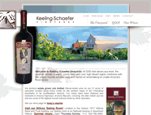 Tablet Screenshot of keelingschaefervineyards.com